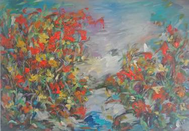Saatchi Art Artist Hai Linh Le; Paintings, “Autumn in the morning” #art