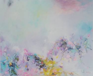 Original Abstract Expressionism Abstract Paintings by Hai Linh Le