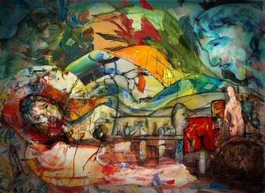 Original Abstract Painting by Bharat Thakur