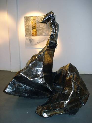 Original Abstract Sculpture by Veronique Marmet