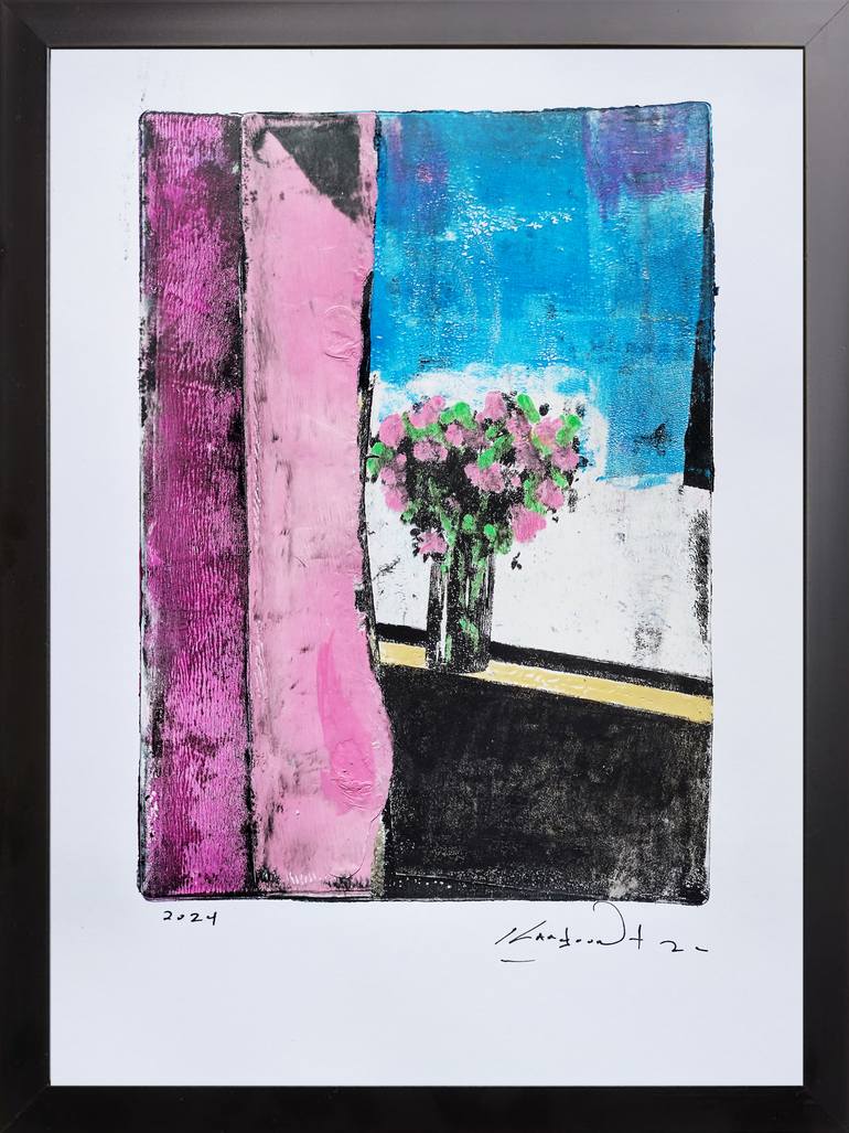 Original Abstract Expressionism Home Mixed Media by Constantinos Kalfountzos