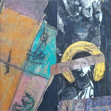 Original Abstract Expressionism Religion Paintings by Constantinos Kalfountzos