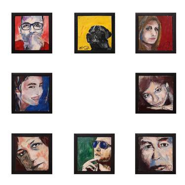 Print of Abstract People Paintings by Constantinos Kalfountzos
