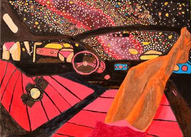 Original Expressionism Automobile Paintings by Colin Ostler
