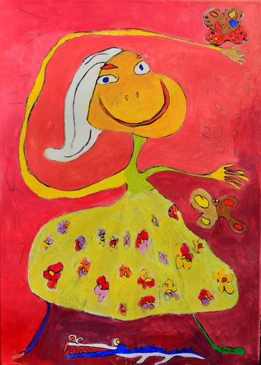Original Expressionism Women Paintings by Colin Ostler