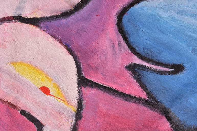 Original Abstract Women Painting by Colin Ostler