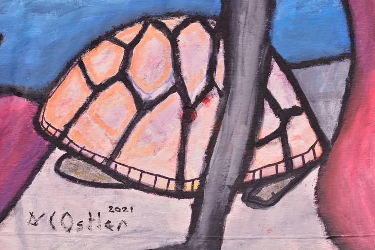 Original Abstract Women Painting by Colin Ostler