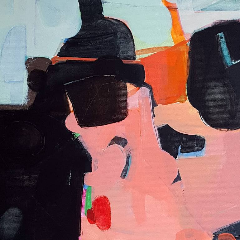 Original Conceptual Abstract Painting by Arthur Horsharik