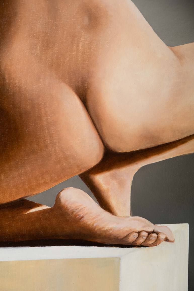 Original Figurative Nude Painting by Bert Verbeek