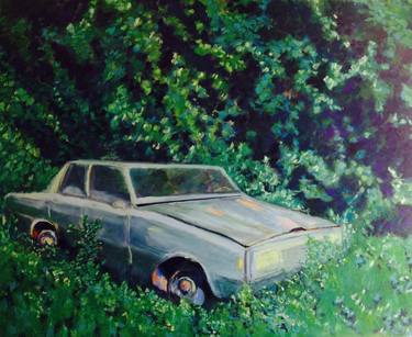 Print of Automobile Paintings by Margie Gilbert