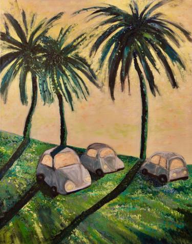 Print of Fine Art Car Paintings by Margie Gilbert