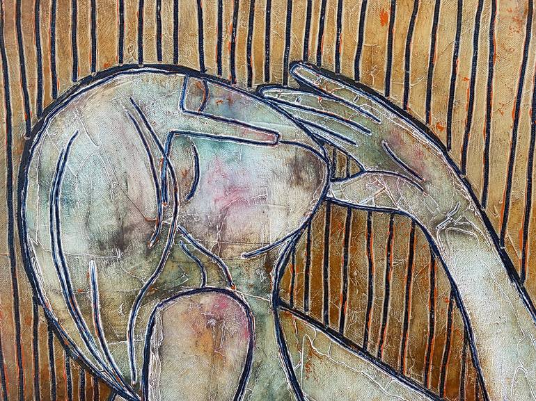 Original Figurative Nude Painting by Tatiana Harizanova