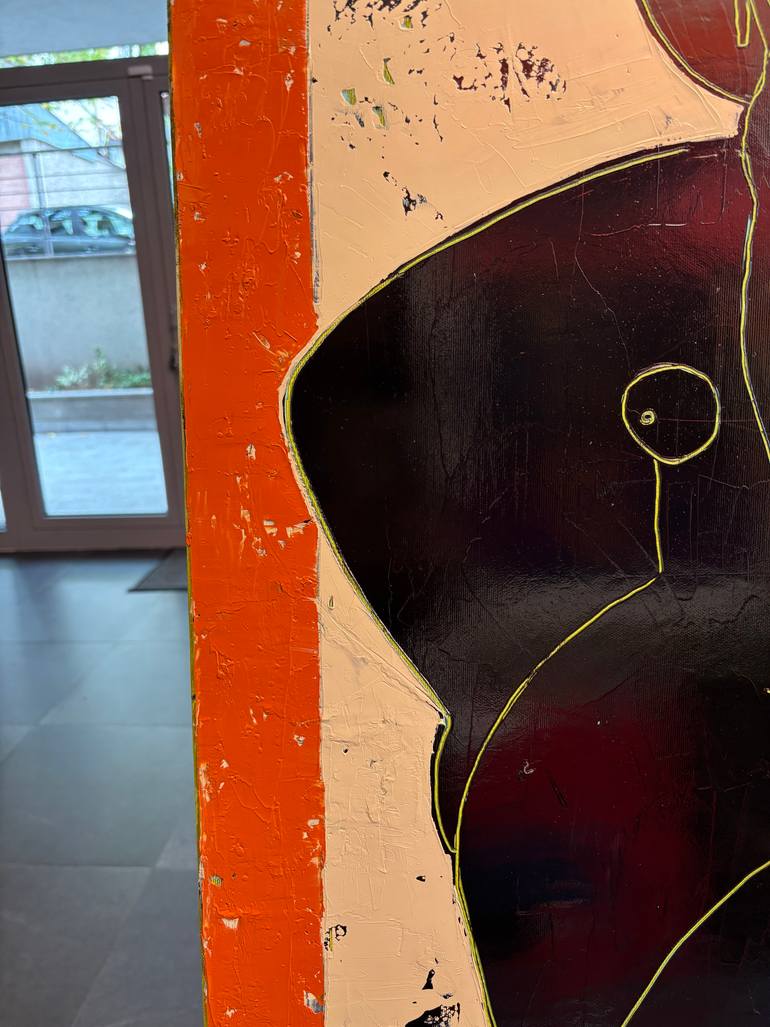 Original Abstract Nude Painting by Tatiana Harizanova