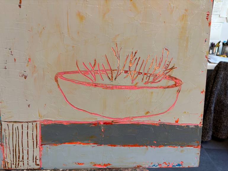 Original Minimalism Still Life Painting by Tatiana Harizanova