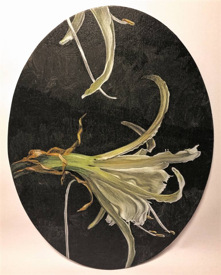 Original Figurative Floral Painting by Sabrina Toselli