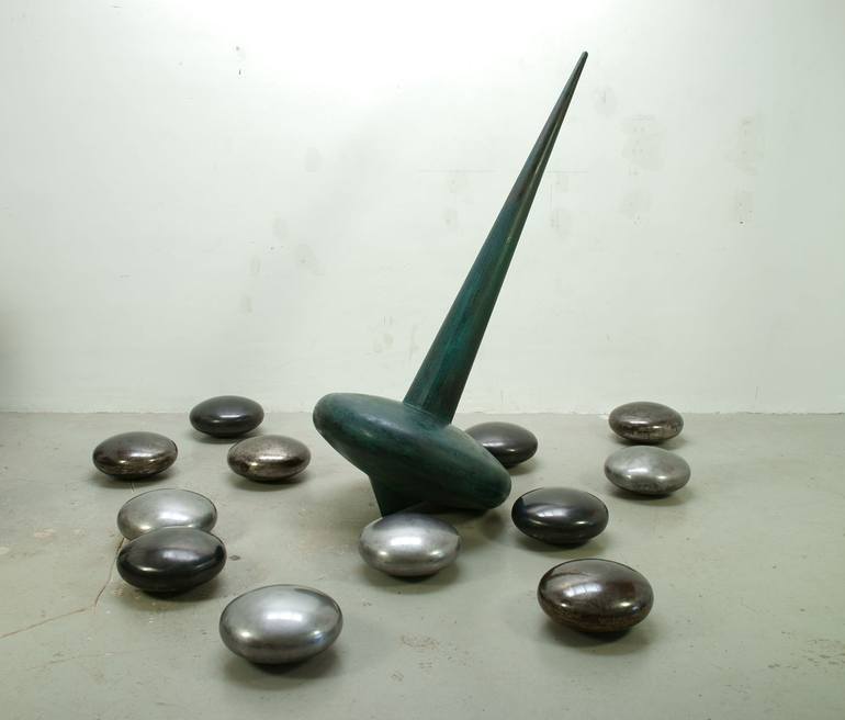 Original Abstract Science Sculpture by Stefan Strauss