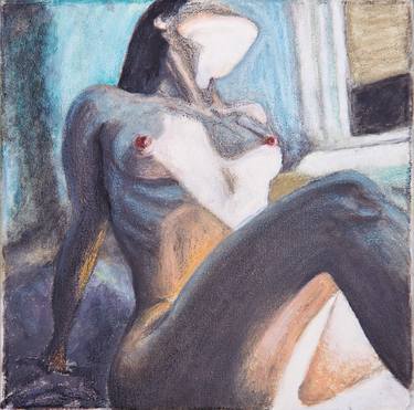 Original Figurative Nude Paintings by Marek Helman