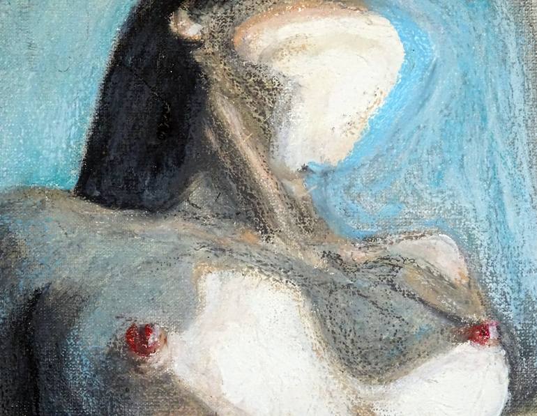 Original Figurative Nude Painting by Marek Helman