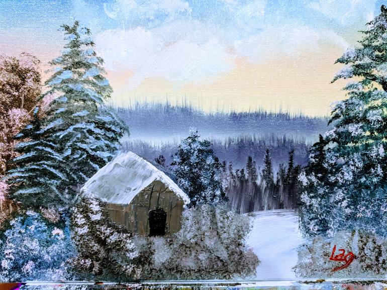 Winter Wonderland Painting by Ann Gilman | Saatchi Art
