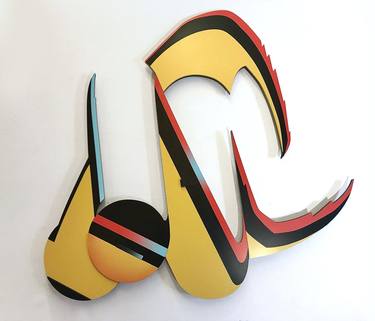 Original Abstract Geometric Sculpture by Pablo Harymbat