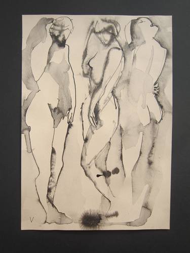 Print of Body Drawings by Margarita Sergeeva