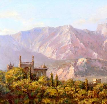 Original Impressionism Landscape Painting by Lara Vald