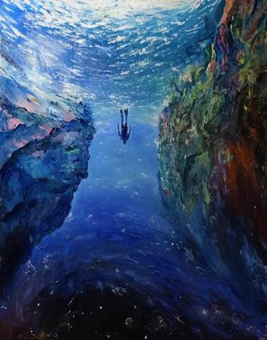 Original Impressionism Seascape Painting by Lara Vald