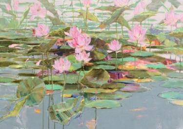 Original Impressionism Floral Paintings by Lara Vald
