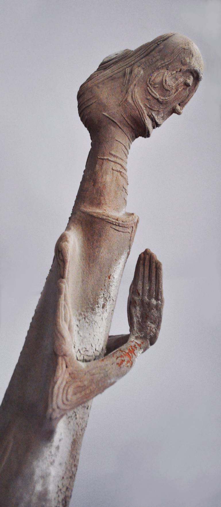 Original Religious Sculpture by Andrei Alupoaie