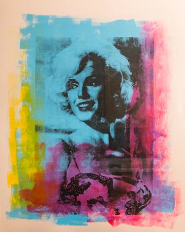 Marilyn Monroe Acrylic Painting I thumb