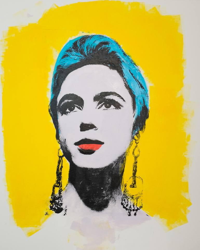 Original Modern Celebrity Painting by Dane Shue