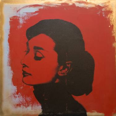 Audrey Hepburn Red X Gold thumb