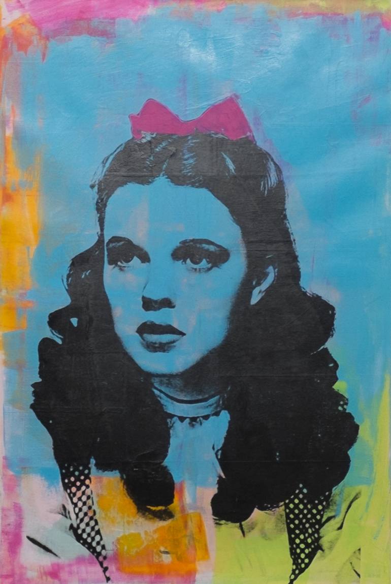 Portrait Painting of Judy Garland in The Wizard of OZ Painting by