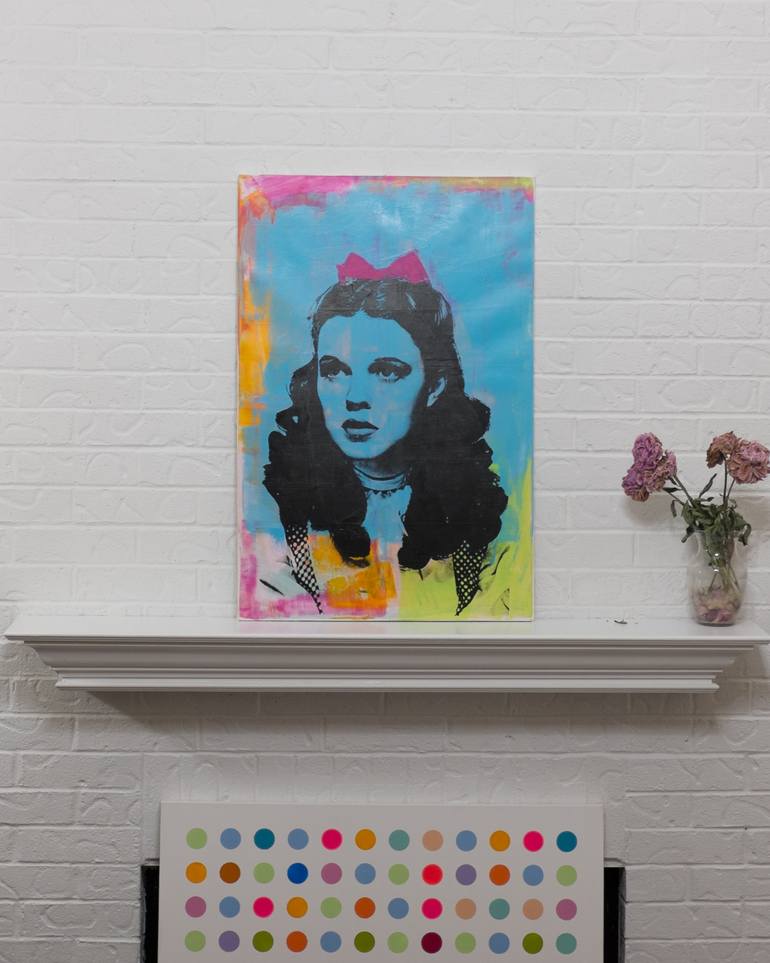 Original Modernism People Painting by Dane Shue