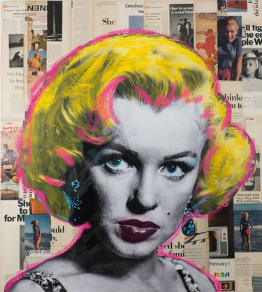Marilyn Monroe Collage Art thumb