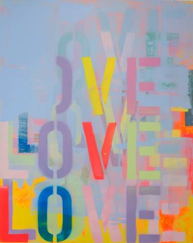 Original Abstract Love Paintings by Dane Shue