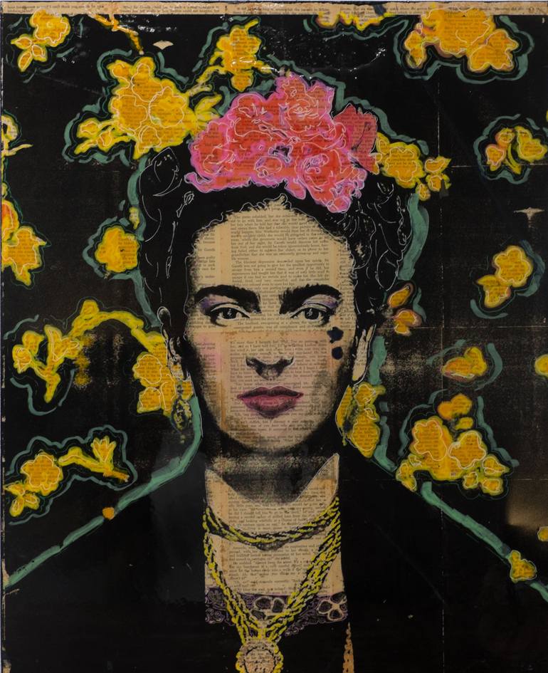 Frida Kahlo Painting by Dane Shue | Saatchi Art