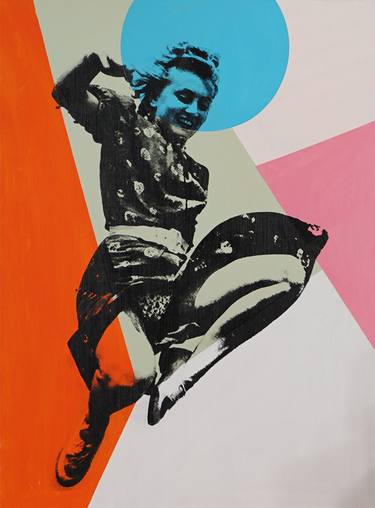 Original Figurative Aerial Paintings by Dane Shue