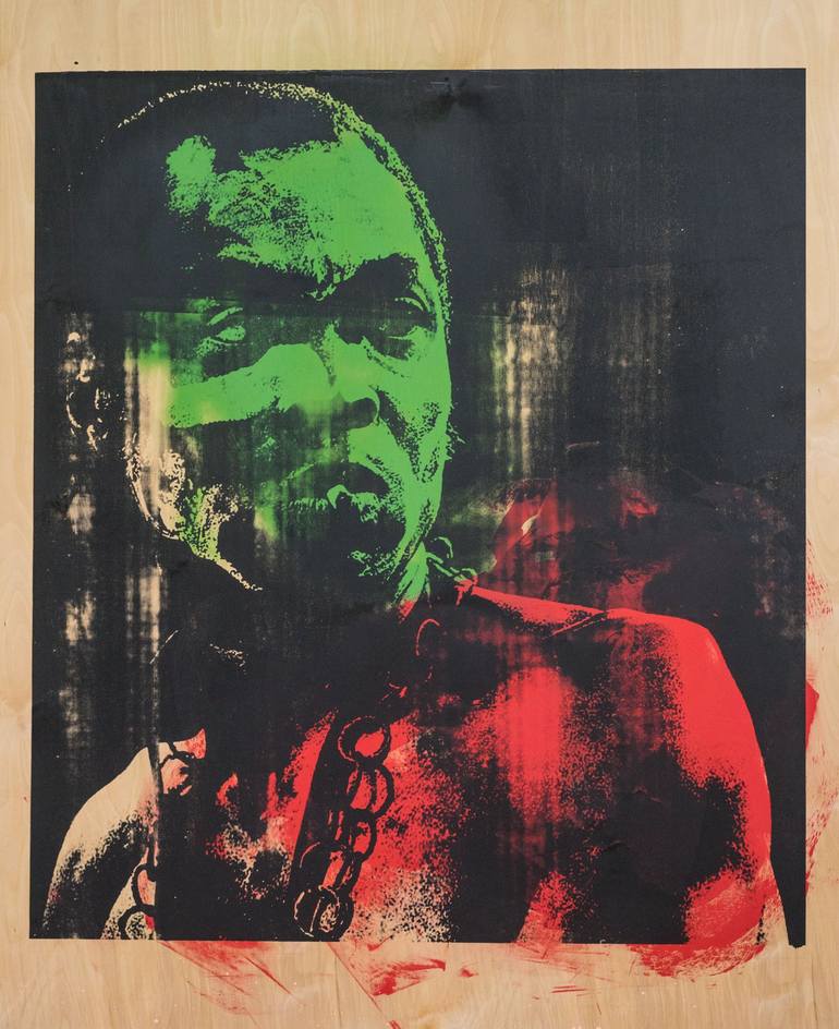 Fela Kuti Painting by Dane Shue | Saatchi Art