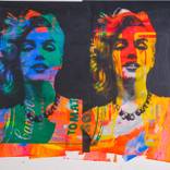 Collection Colorful Pop Art Inspired by Andy Warhol