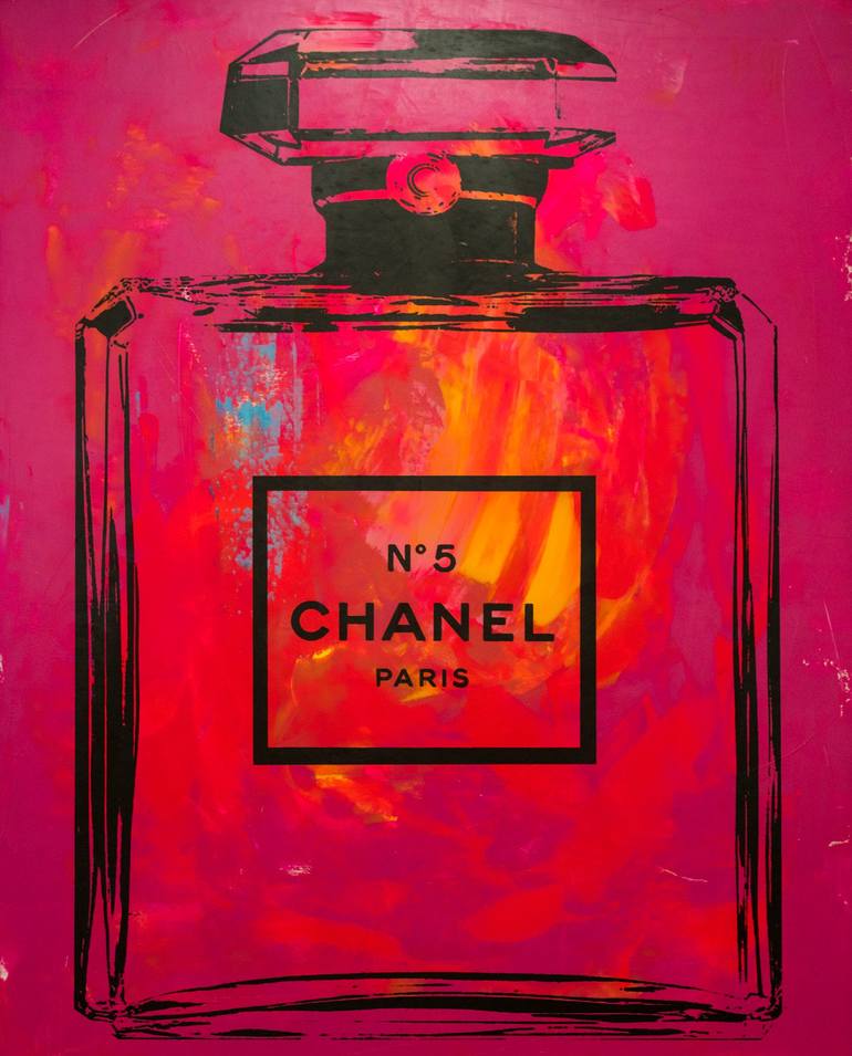 Chanel No 5 Painting by Dane Shue