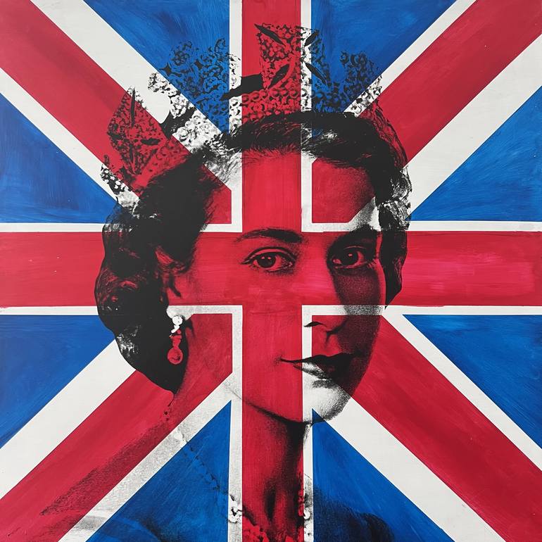 Queen Elizabeth II Painting by Dane Shue | Saatchi Art