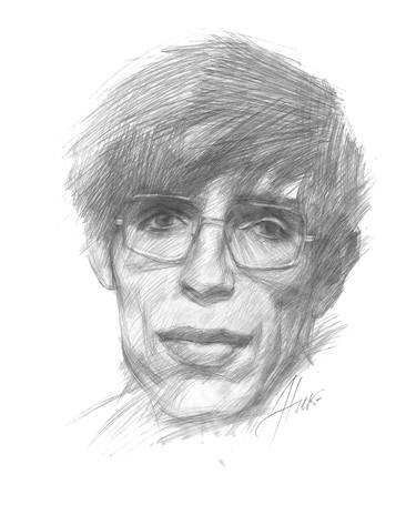 Portrait of Stephen Hawking thumb