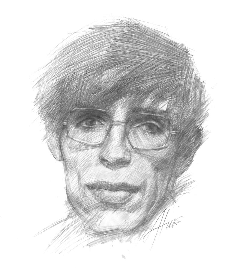 Portrait Of Stephen Hawking Drawing By Alexander Nikitin Saatchi Art