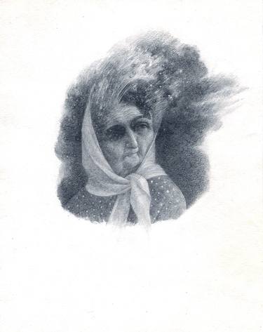 Print of Women Drawings by Alexander Nikitin