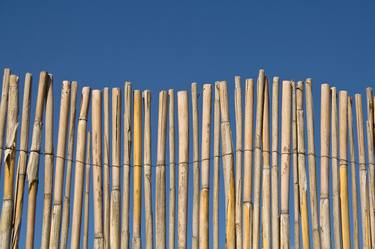 Cane fence over blue sky - Limited Edition 1 of 10 thumb