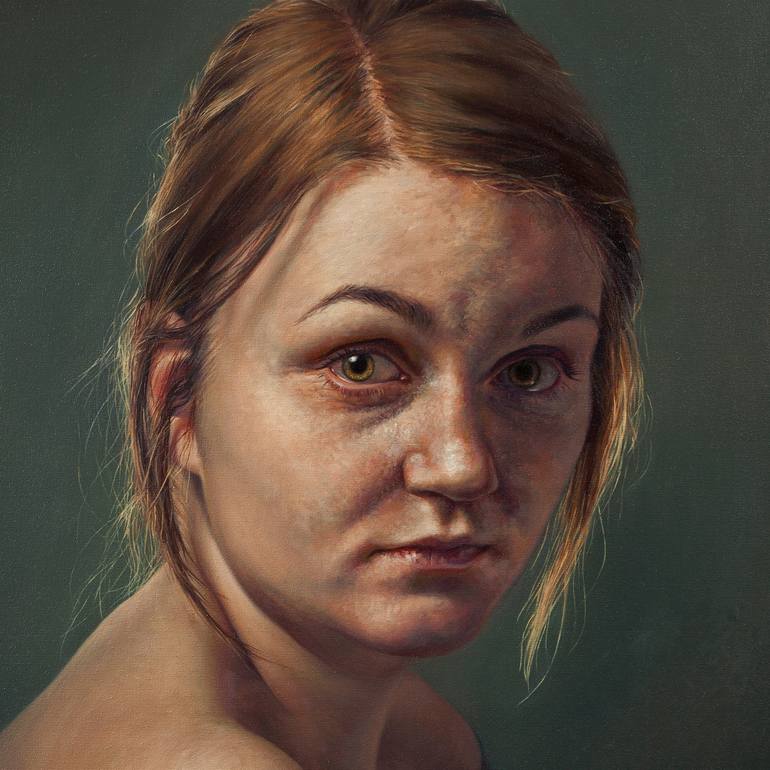 Original Figurative People Painting by Agnieszka Nienartowicz