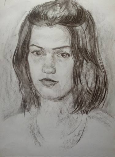 Original Portraiture Portrait Drawings by Veronika Ryzhenko