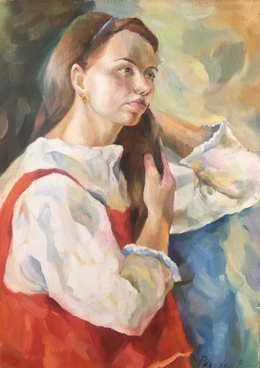 Original Fine Art Portrait Paintings by Veronika Ryzhenko