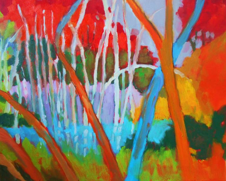 Revisiting Abstract No. 5 Painting By Ann Cameron Mcdonald 